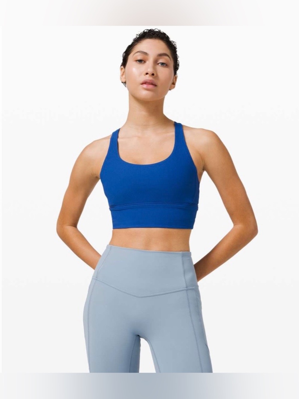 Lululemon Energy Bra Long Line Ribbed *Medium Support, B–D Cup 4